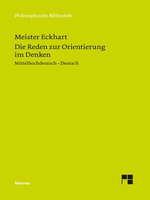 cover image of Die Reden zur Orientierung im Denken